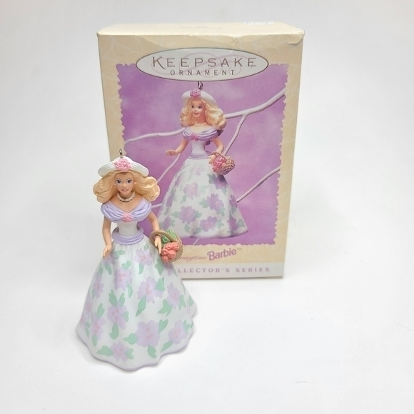 Hallmark Barbie Easter Floral 1995 Ornament‎ - Picture 1 of 4